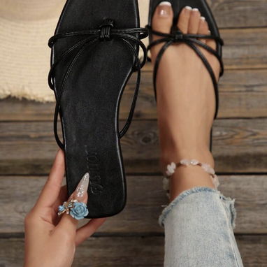 Sandalias negras de verano - 3/3