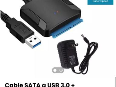 SATA USB 3.0 + Tipo C* SATA USB 3.0/ SATA USB para discos de laptop/ SATA USB discos externos/ SATA USB discos 3.5" - Img 60859081