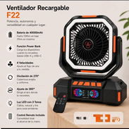 Ventilador recargable F22 - Img 57658556