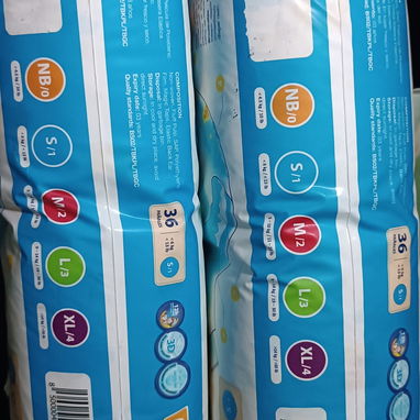 Vendo paquetes de culeros desechables para bebes, 3500 CUP cada uno, llamar o escribir al 58256384 - 3/4