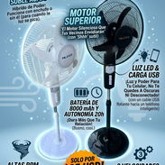 Ventilador recargable de pedestal Milexus - Img 57758560