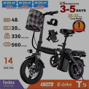 Bicicleta Electrica Plegable T-5 - Img 56541936