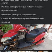 Vendo moto eléctrica - Img 55748635