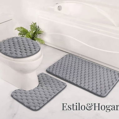 Juego de Alfombra de Baño de 3 Piezas*(EH) - 3/6