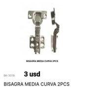 Bisagra media curva 2pcs - Img 57976853