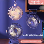 Ventilador Recargable de Presilla Grande ,5 velocidades y linterna 🔦 - Img 51146294