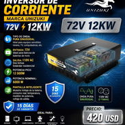 Inversor de corriente 72v 12kw. Unizuki - Img 56944882