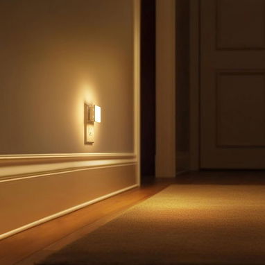 Lampara Luz nocturna, luces nocturnas enchufables a la pared,sensor de atardecer a amanecer, luz nocturna - 3/8