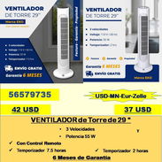 FG-VENTILADORES de Torre de 29".... 56579735/(USD-MN-Eur-Zelle)Recogida en Marianao/Garantía 6m/ENVÍO GRATIS - Img 54098652