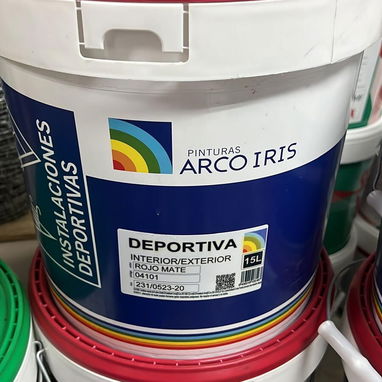 PINTURA TRANSITABLE PARA SUELO, BOTE DE 15L MARCA ARCO IRIS - Img 102930621