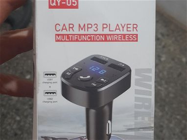 Transmisor FM Carro con Bluetooth USB / Reproductora MP3 Carga Rápida para Carro - Img 66406331