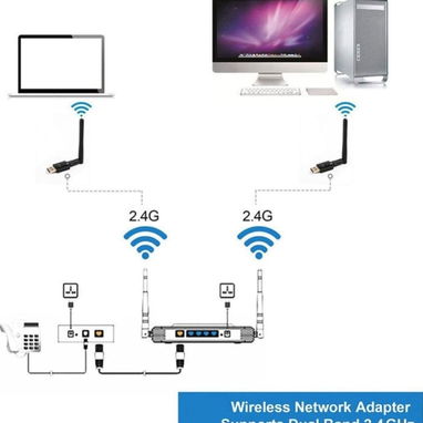 Adaptador wifi usb 300 mbps - Img 122239515