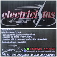 Eléctricista instalador de duchas electricas, plantas (generadores eléctricos) equipos de 220v etc. Ernesto 58385543 - Img 45594485