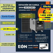 OFERTA-FG-Estación de Energía (2kw) C/PANEL SOLAR tlf 56579735 /(USD-MN-Eur-Zelle)/Envio Gratis/Garantía 1 año - Img 54717593