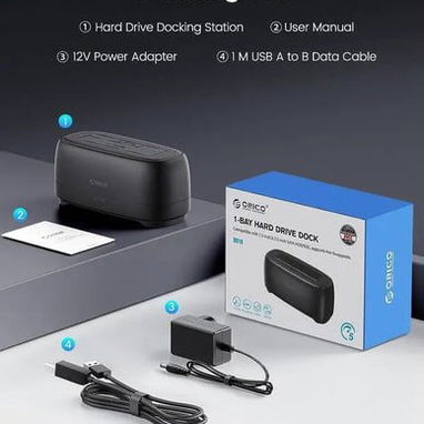 💾 ORICO Base Dock USB 3.0 – Compatible hasta 18TB - Img 125345810