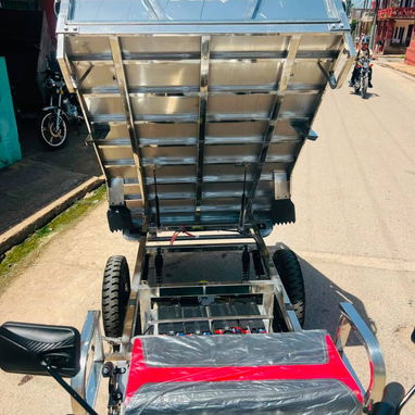 Triciclo eléctrico de Acero Niquel . Con y sin extensor de rango ... Nuevos 0km, usted los estrena . - 4/6