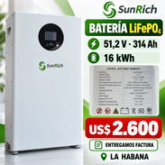 Batería de litio LifePO4 16kWh 51,2V 314Ah - Img 58134029