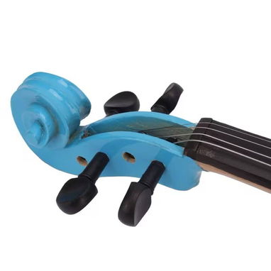 🎻✨ Violín Acústico 4/4 Premium | Celeste Azul / Verde | Completo + Accesorios ✨🎻 - Img 111503526