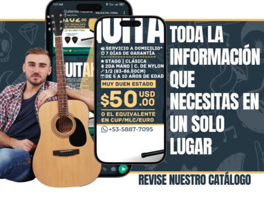 GUITARRAS HABANA!!! GUITARRA Electroacústica Tres Cubano Guitarra Clásica de Cuerda de Nylon Guitarras Acústicas Acero - Img 56005384