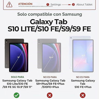 -Funda Teclado Magic Style Samsung Galaxy Tab S10 Lite - 2/4