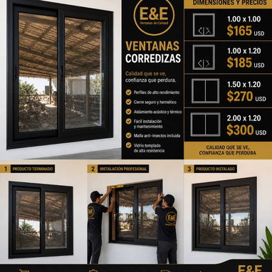 A la venta ventanas marquetería de aluminio - Img 122692021