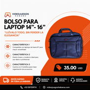 Bolso para Laptop 15.6” Nuevo | Maletín Liviano con 5 Bolsillos en La Habana - Img 55015220