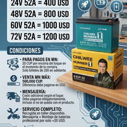 ⚡ ¡Baterías CHILWEE MAX de Grafeno 52Ah en venta en la Habana! Potencia de Verdad ⚡ - Img 56406128