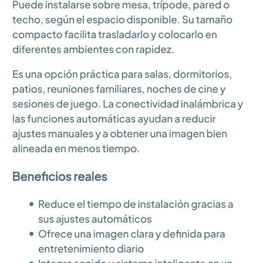Proyector inteligente D1 con WiFi y Bluetooth 🌐 - Img 127583191