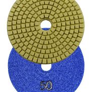 6 discos de resina diamantados de 4" para pulido húmedo, granos: #30 #50 #100 - Img 45741078