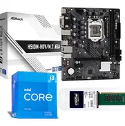 ❇️KIT 11NA GEN | ASROCK H510M-HDV/M.2+Core i3-10105 LGA 1200+8GB RAM 3200✨🆕TODO NUEVO EN SU CAJA☎️50136940 - Img 47246796