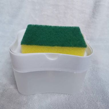 💜Dispensador de detergente con esponja para fregar(DH) - 2/6