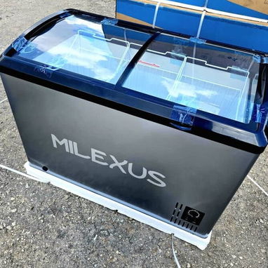 Exhibidora Para Cárnicos Horizontal 9 pies Milexus, Gris precio $670 USD transporte incluido - Img 124511178