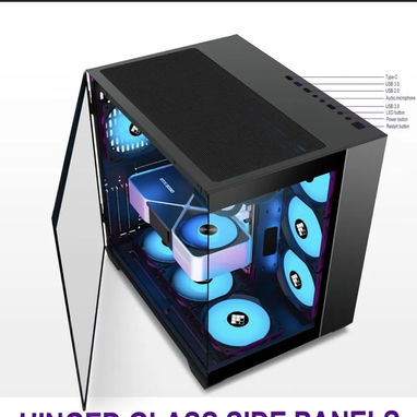 Se vende chasis Gaming viene 6 fanes New sellado - Img 124296994