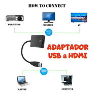 Adaptador USB 3.0 a HDMI/ USB a HDMI/ Adaptador usb a vga - Img 44870515