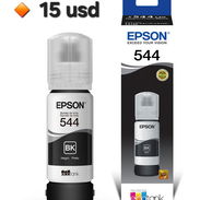 🔸 Tinta negra 544 para EPSON ORIGINAL 🔹 65 ml 💲 15 usd - Img 58137864
