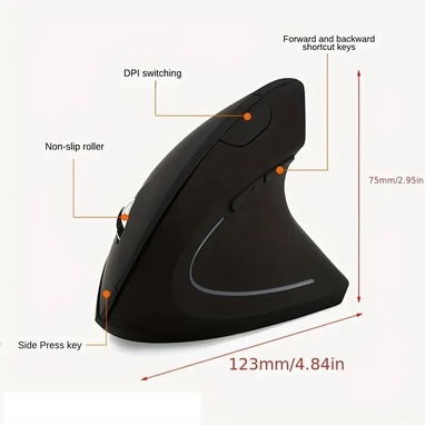 馃摓53884600.馃巼 Mouse Vertical Ergon贸mico inal谩mbrico.馃巼 Mensajer铆a disponible.馃毚 - Img 120108214