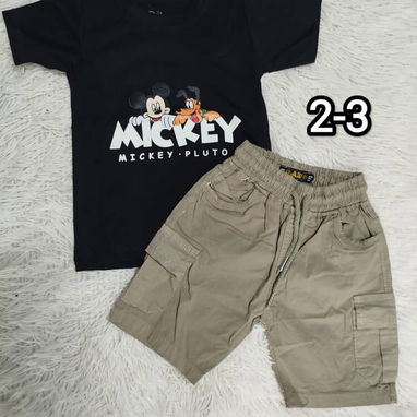Conjuntos de pulovers y shorts para niños - 9/10