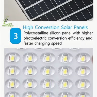 Lámpara Led Solar Profesional - 3/6