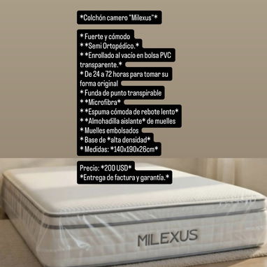 Colchones eko camero ,king size y colchón camero milexus - Img 120837221