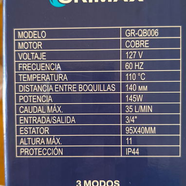 Presurizador Grimax, el mejor - 2/2