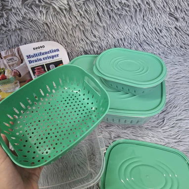 Set de tres pozuelos con escurridor sirven para microway - Img 122250945