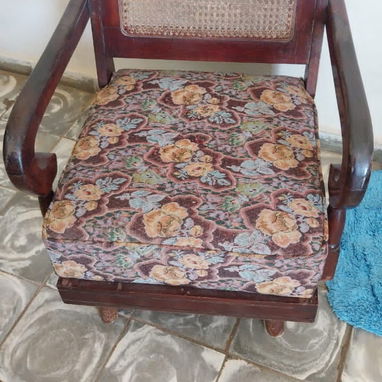 Juego de sala tapizado de madera de caoba en buen precio - 2/3