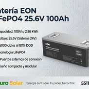 Batería EON LiFePO4 25.6V 100Ah (2.56 kWh) - Img 55997652