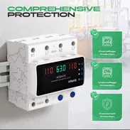 ATS Tranfer y Protector de corriente de sobrevoltaje 2 en 1, 63A 110Vol 2Polos - Img 55308296