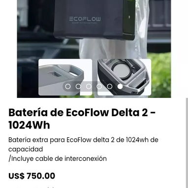 Batería de EcoFlow Delta 2 - 1024Wh - Img 105535037