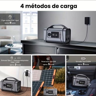 🛍️ Estación de Energía portátil de 296wh - 2/4