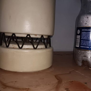 Antigua lámpara de mesa de sala de los años 50. - 4/6
