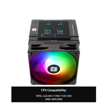 (X) Thermalright Peerless Assassin 120 Digital ARGB – Enfriador de CPU Torre Dual con 2 Ventiladores PWM 120mm $71.75 - Img 126479909