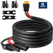 Cables fotovoltaicos de 10 metros Con funda protectora y conectores MC4 a Xt60 🛑Sí sirven para Ecoflowd y estaciones - Img 56699710