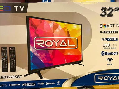Televisor de 32 pulgadas marca Royal nuevo HD y Smart TV. - Img main-image